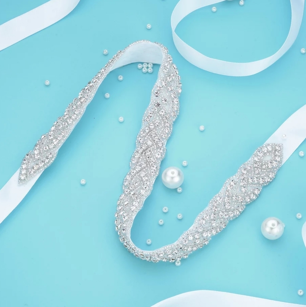 Rhinestones bridal belt